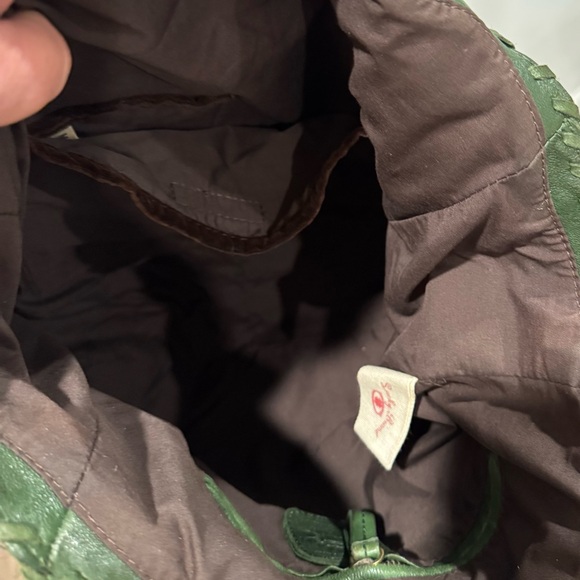 Lucky Brand Green Italian Leather Hobo! GUC!! - Picture 10 of 14